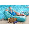 Надувной матрас-шезлонг BESTWAY для плавания 176х107см с тканевым чехлом и подстаканником, до 90кг 43402 BW